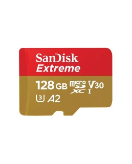 SANDISK EXTREME microSDXC 128 GB 190/90 MB/s A2