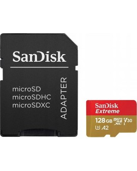 SANDISK EXTREME microSDXC 128 GB 190/90 MB/s A2