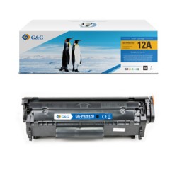 G&G kompatybilny toner z HP Q2612A, Canon CRG303, CRG104, CRG703, FX10, CRG, NT-PH2612U, HP 12A, black, 2000s