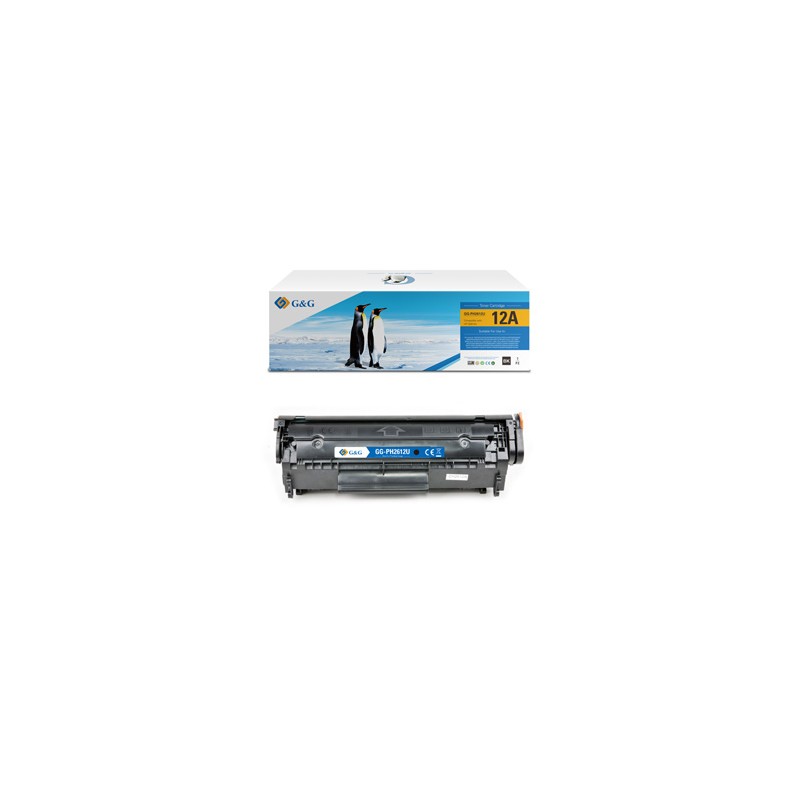 G&G kompatybilny toner z HP Q2612A, Canon CRG303, CRG104, CRG703, FX10, CRG, NT-PH2612U, HP 12A, black, 2000s
