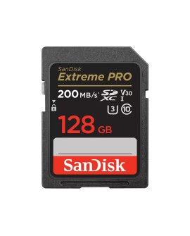 SANDISK EXTREME PRO SDXC 128GB 200/90 MB/s A2