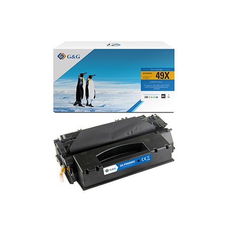 G&G kompatybilny toner z HP Q5949X, NT-PH5949XC, HP 49X, black, 6000s, high capacity