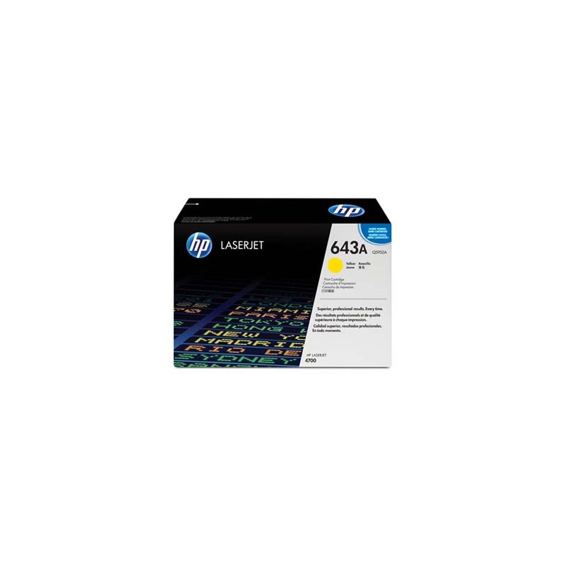 HP oryginalny toner Q5952A, HP 643A, yellow, 10000s
