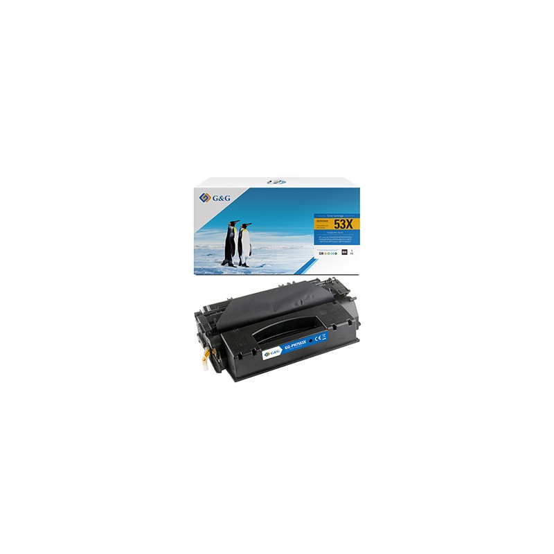 G&G kompatybilny toner z HP Q7553X, NT-PH7553X, HP 53X, black, 7000s