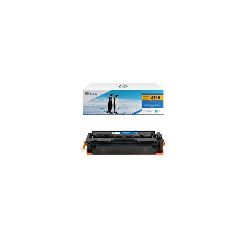 G&G kompatybilny toner z HP W2031A, NT-PH2031C, HP 415A, cyan, 2100s