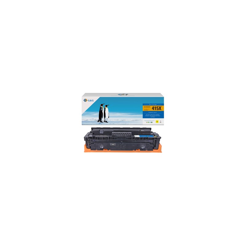 G&G kompatybilny toner z HP W2032X, NT-PH2032XFY, HP 415X, yellow, 6000s, high capacity