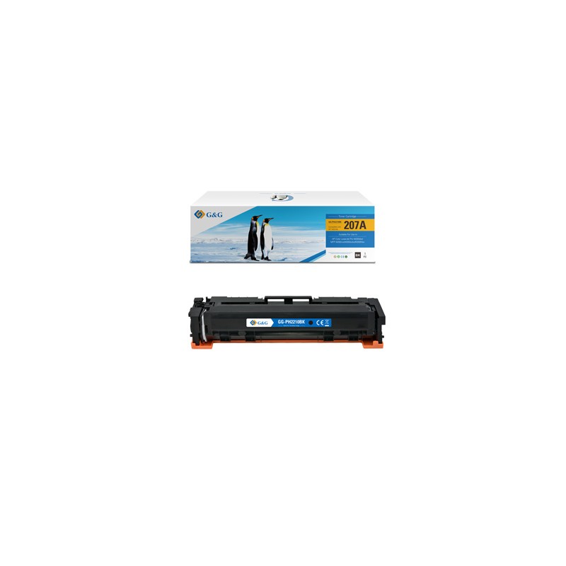 G&G kompatybilny toner z HP W2210A, NT-PH2210BK, HP 207A, black, 1350s