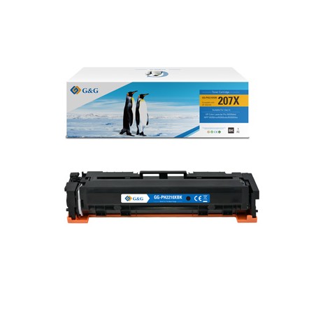 G&G kompatybilny toner z HP W2210X, NT-PH2210XBK, HP 207X, black, 3150s, high capacity