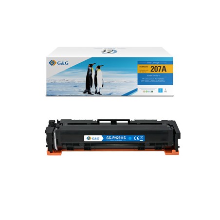 G&G kompatybilny toner z HP W2211A, NT-PH2211C, HP 207A, cyan, 1250s