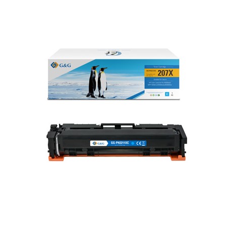 G&G kompatybilny toner z HP W2211X, NT-PH2211XC, HP 207X, cyan, 2450s