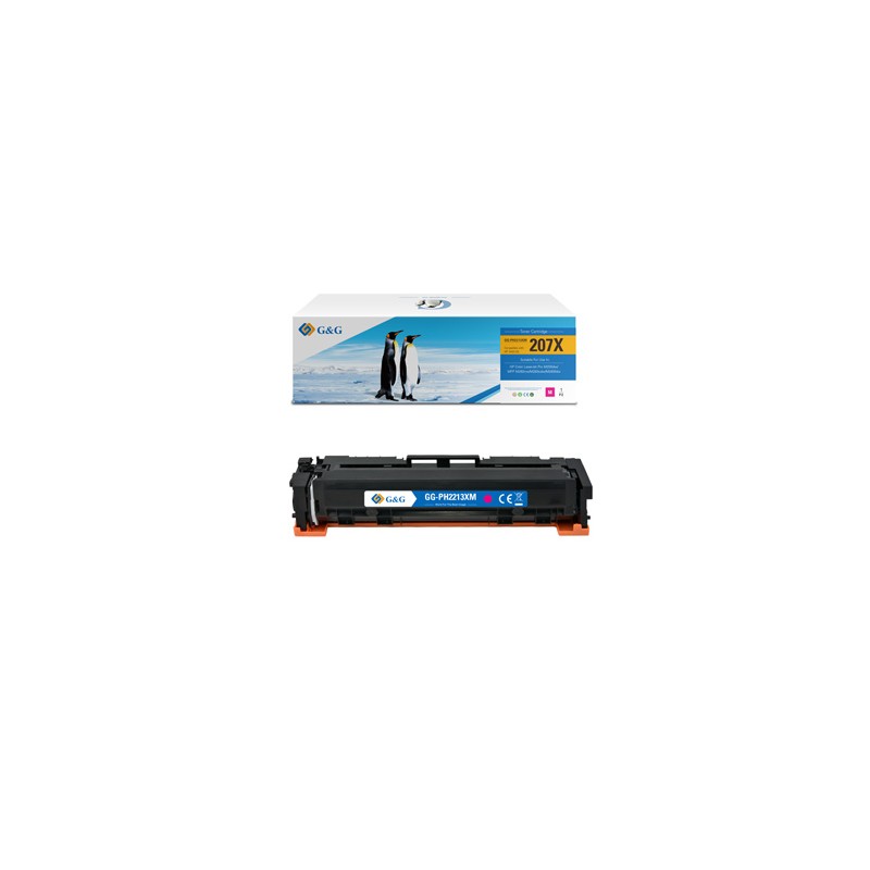 G&G kompatybilny toner z HP W2213X, NT-PH2213XM, HP 207X, magenta, 2450s