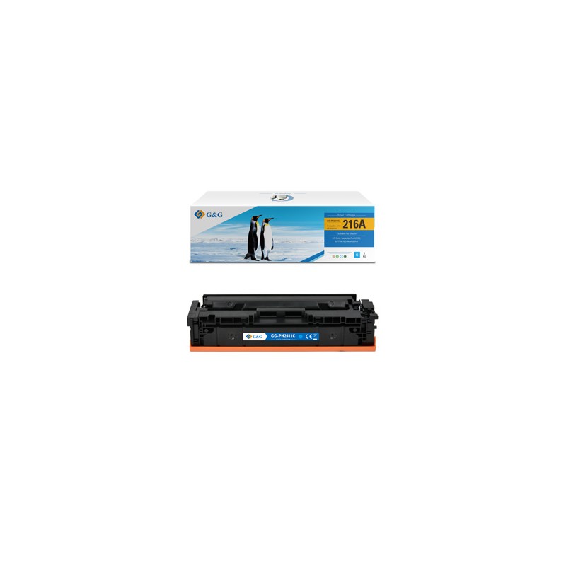 G&G kompatybilny toner z HP W2411A, NT-PH2411C, HP 216A, cyan, 850s