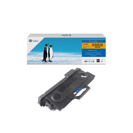 G&G kompatybilny toner z Brother TN2120, NT-PB360, black, 2600s