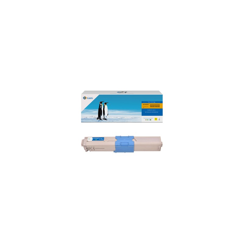 G&G kompatybilny toner z OKI 44973533, NT-COC301FY, yellow, 1500s