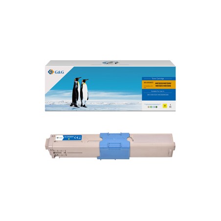 G&G kompatybilny toner z OKI 44973533, NT-COC301FY, yellow, 1500s