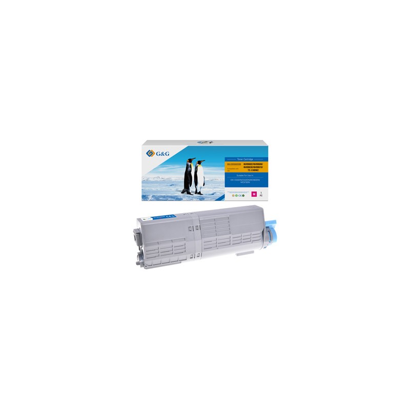 G&G kompatybilny toner z OKI 46490606, NT-COC532XXM, magenta, 6000s
