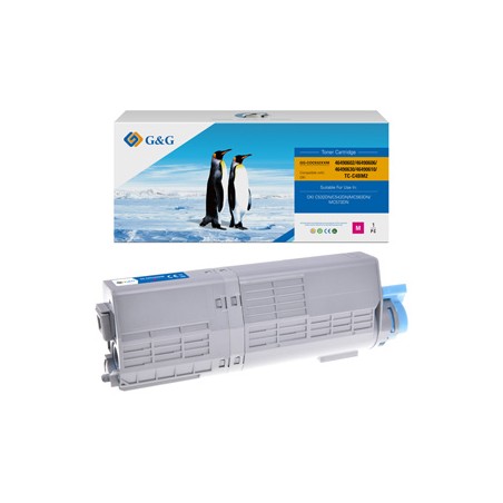 G&G kompatybilny toner z OKI 46490606, NT-COC532XXM, magenta, 6000s