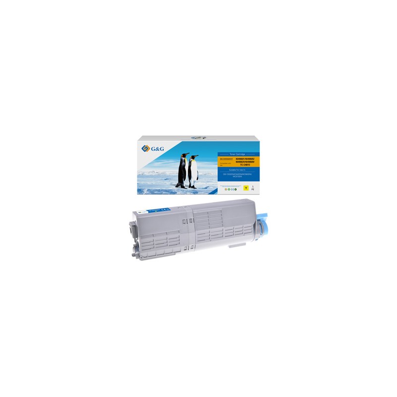 G&G kompatybilny toner z OKI 46490605, NT-COC532XXY, yellow, 6000s