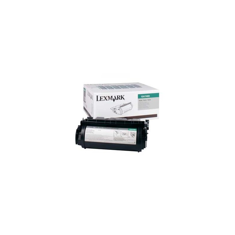 Lexmark oryginalny toner 12A7460, black, 5000s, return