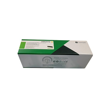 Lexmark oryginalny toner 20N20Y0, yellow, 1500s, return