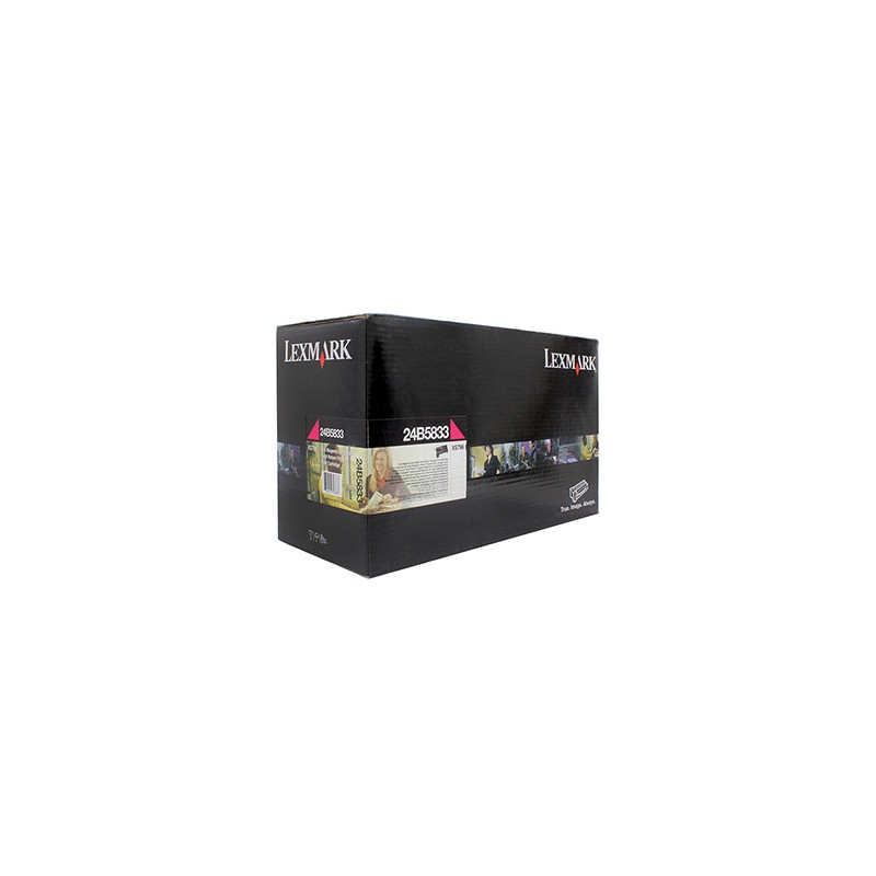 Lexmark oryginalny toner 24B5833, magenta, 18000s, extra duża pojemność, return