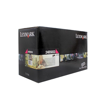 Lexmark oryginalny toner 24B5833, magenta, 18000s, extra duża pojemność, return
