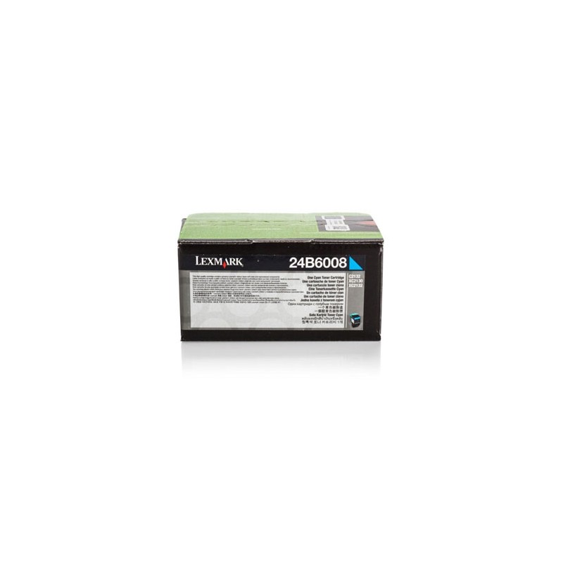 Lexmark oryginalny toner 24B6008, 24B6008, cyan, 3000s, high capacity
