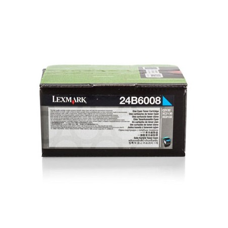 Lexmark oryginalny toner 24B6008, 24B6008, cyan, 3000s, high capacity