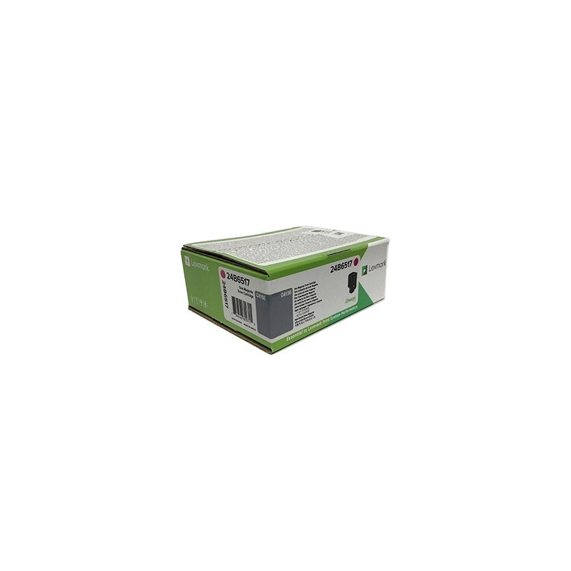 Lexmark oryginalny toner 24B6517, magenta, 10000s, high capacity, return