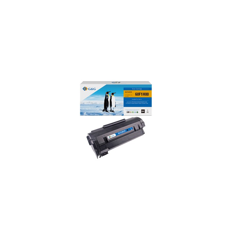 G&G kompatybilny toner z Lexmark 60F2H00, NT-PL601XC, 602H, black, 10000s