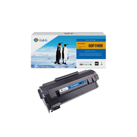 G&G kompatybilny toner z Lexmark 60F2H00, NT-PL601XC, 602H, black, 10000s