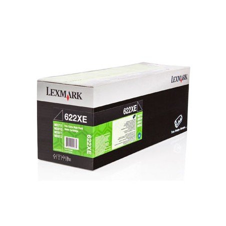 Lexmark oryginalny toner 62D2X0E, black, 45000s, kartridż korporacyjny, extra duża pojemność