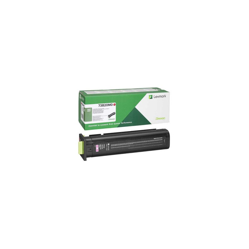 Lexmark oryginalny toner 73B20M0, magenta, 15000s, return