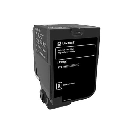 Lexmark oryginalny toner 74C2HK0, black, 20000s, high capacity