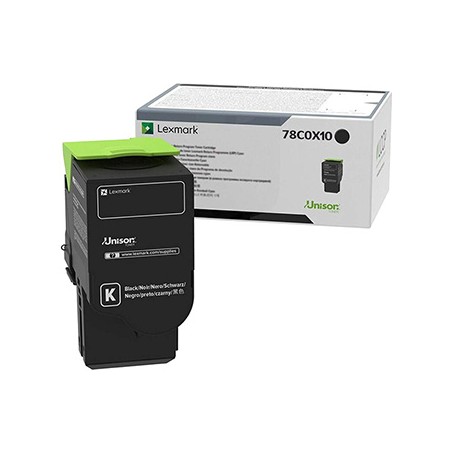 Lexmark oryginalny toner 78C0X10, black, 8500s, extra duża pojemność