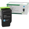 Lexmark oryginalny toner 78C2XC0, cyan, 5000s, extra duża pojemność, return