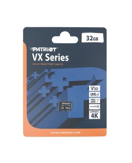 Patriot VX Micro SDXC 32GB 90/80 MB/s V30 U3 UHS-I