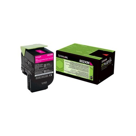 Lexmark oryginalny toner 80C2XM0, magenta, 4000s, extra duża pojemność, return