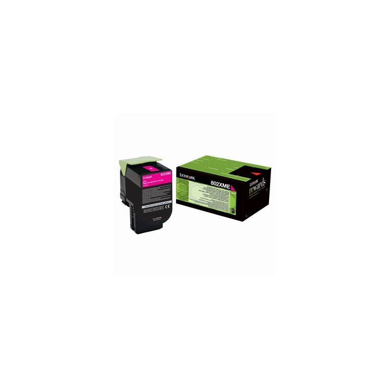 Lexmark oryginalny toner 80C2XME, magenta, 4000s