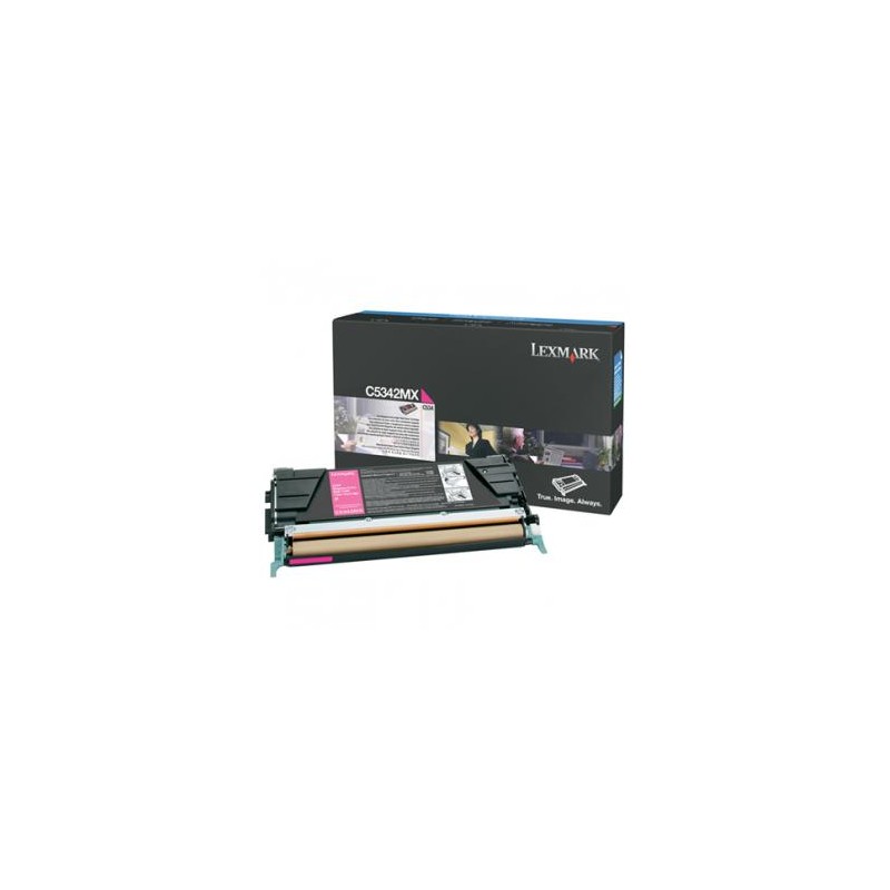 Lexmark oryginalny toner C5342MX, magenta, 7000s