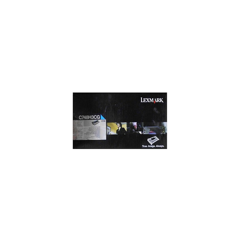 Lexmark oryginalny toner C748H3CG, C748, cyan, 10000s