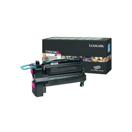 Lexmark oryginalny toner C792X1MG, magenta, 20000s, extra duża pojemność, return