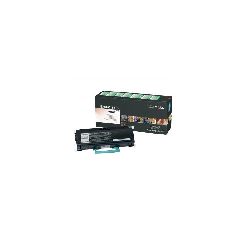 Lexmark oryginalny toner E460X11E, black, 15000s, extra duża pojemność, return