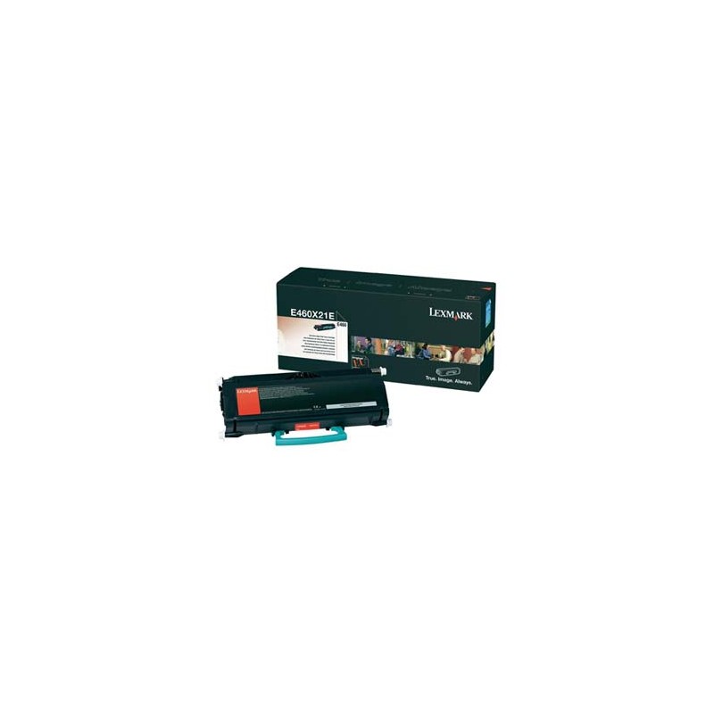 Lexmark oryginalny toner E460X31E, black, 15000s, extra duża pojemność