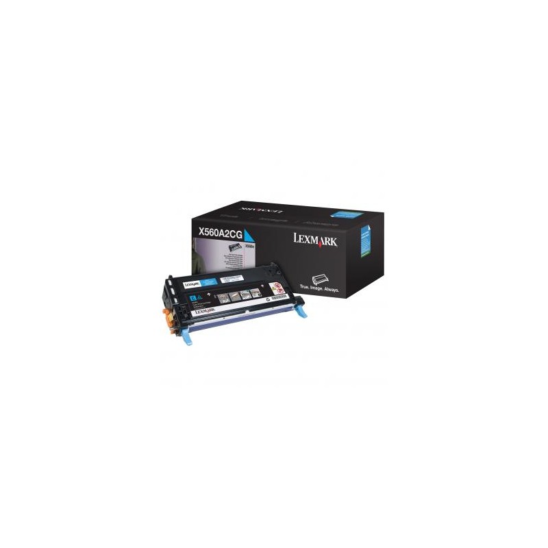 Lexmark oryginalny toner X560A2CG, cyan, 4000s