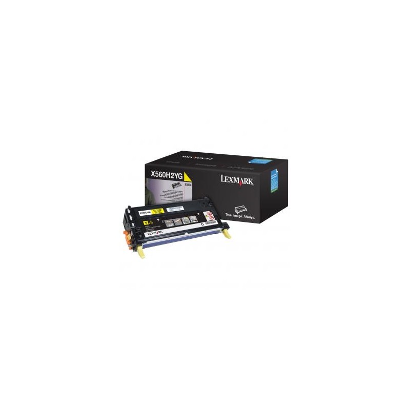 Lexmark oryginalny toner X560H2YG, yellow, 10000s