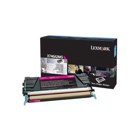Lexmark oryginalny toner X746A2MG, magenta, 70000s