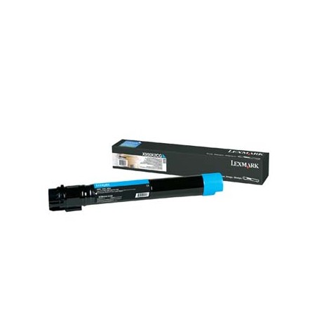 Lexmark oryginalny toner X950X2CG, cyan, 24000s, extra duża pojemność