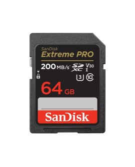 SANDISK EXTREME PRO SDXC 64GB 200/90 MB/s A2