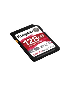 KINGSTON microSDXC Canvas 128GB React Plus UHS-II 280R/100W U3 V60 for Full HD/4K